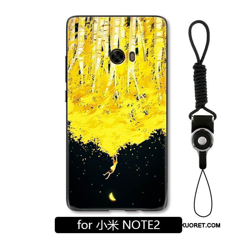 Kuori Mi Note 2 Luova Pieni Persoonallisuus, Kotelo Mi Note 2 Laukut Keltainen Murtumaton