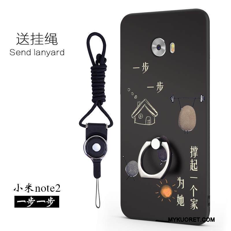 Kuori Mi Note 2 Luova Puhelimen Kuoret Musta, Kotelo Mi Note 2 Tuki Persoonallisuus Murtumaton
