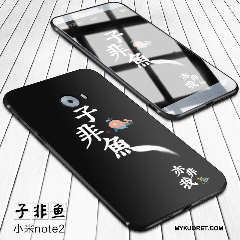 Kuori Mi Note 2 Pehmeä Neste Murtumaton Pieni, Kotelo Mi Note 2 Silikoni Persoonallisuus Puhelimen Kuoret