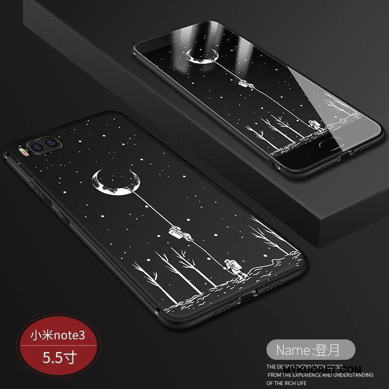 Kuori Mi Note 3 Luova Keltainen Tide-brändi, Kotelo Mi Note 3 Pehmeä Neste Murtumaton Pieni