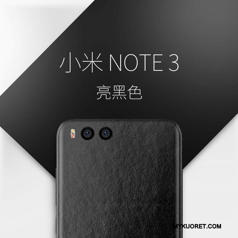 Kuori Mi Note 3 Nahka Punainen Ultra, Kotelo Mi Note 3 Laukut Puhelimen Kuoret Persoonallisuus