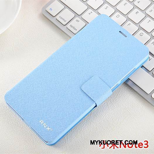 Kuori Mi Note 3 Suojaus Pieni Sininen, Kotelo Mi Note 3 Laukut Puhelimen Kuoret Murtumaton