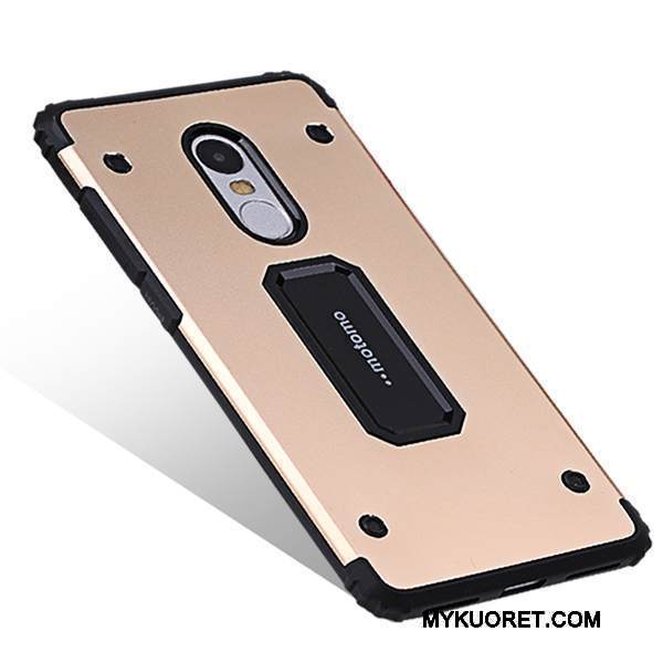 Kuori Redmi Note 4x Luova Persoonallisuus Trendi, Kotelo Redmi Note 4x Metalli Yksinkertainen Kulta