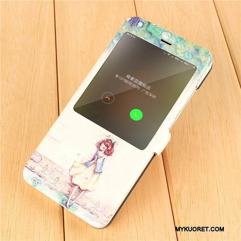 Kuori Redmi Note 4x Sarjakuva Jauhe Persoonallisuus, Kotelo Redmi Note 4x Nahka Puhelimen Kuoret Punainen