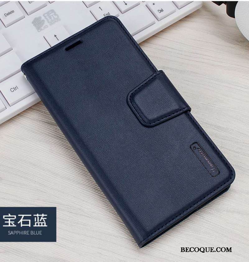 Kuori Redmi Note 6 Pro Nahka Murtumaton Jauhe, Kotelo Redmi Note 6 Pro Laukut Punainen Puhelimen Kuoret