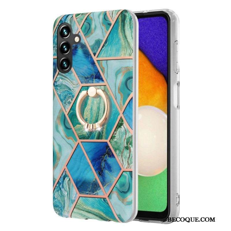 Kuori Samsung Galaxy A13 5G / A04s Geometrinen Marmori Rengastuella