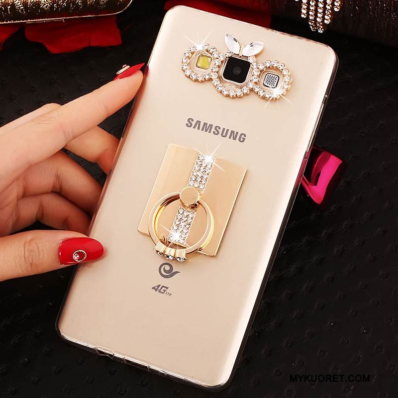 Kuori Samsung Galaxy A5 2015 Sarjakuva Trendi Puhelimen Kuoret, Kotelo Samsung Galaxy A5 2015 Pehmeä Neste Kulta