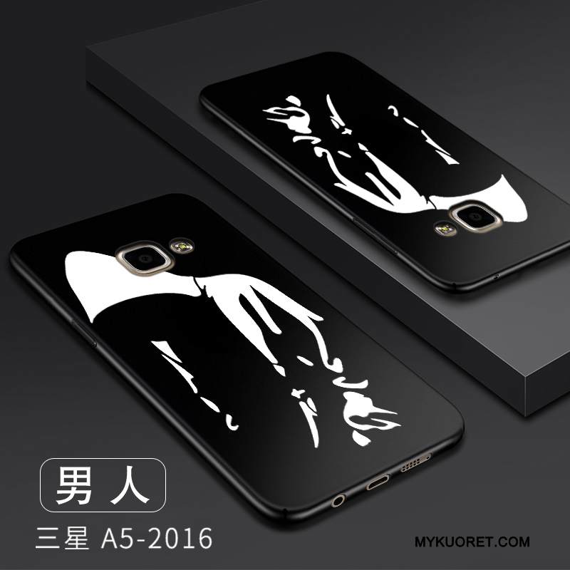 Kuori Samsung Galaxy A5 2016 Luova Persoonallisuus Puhelimen Kuoret, Kotelo Samsung Galaxy A5 2016 Suojaus Ohut Musta