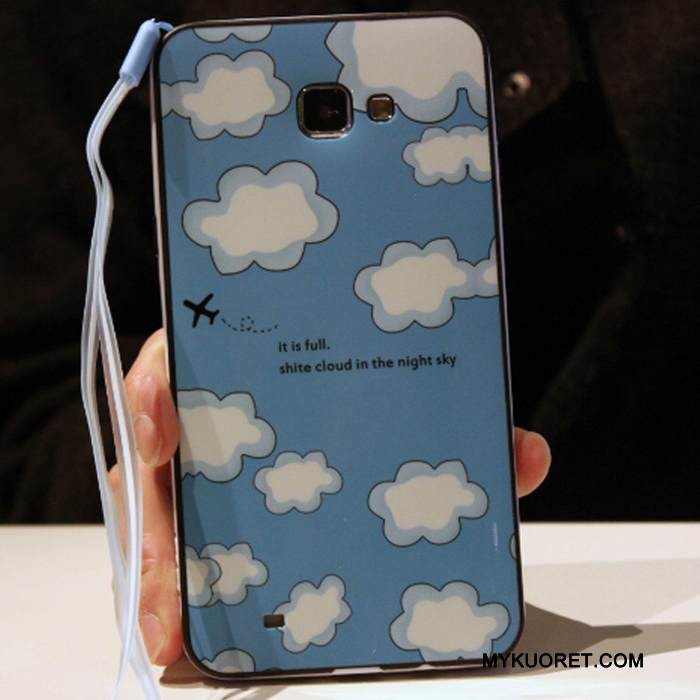 Kuori Samsung Galaxy A5 2016 Sarjakuva Sininen Persoonallisuus, Kotelo Samsung Galaxy A5 2016 Silikoni Puhelimen Kuoret Ihana