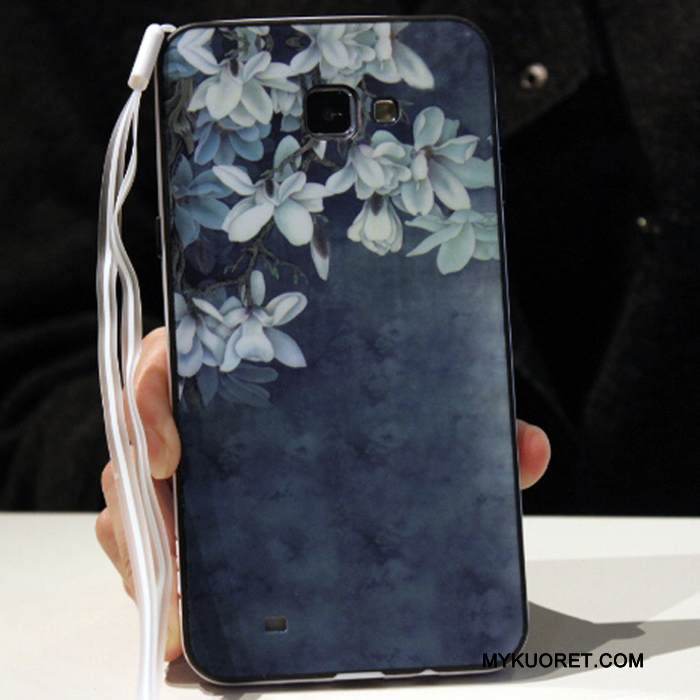 Kuori Samsung Galaxy A5 2016 Sarjakuva Sininen Persoonallisuus, Kotelo Samsung Galaxy A5 2016 Silikoni Puhelimen Kuoret Ihana