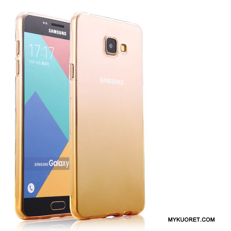 Kuori Samsung Galaxy A5 2016 Silikoni Murtumaton Puhelimen Kuoret, Kotelo Samsung Galaxy A5 2016 Pehmeä Neste Läpinäkyvä Jauhe