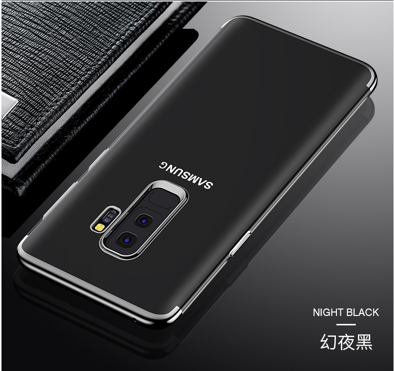 Kuori Samsung Galaxy A6+ Laukut Läpinäkyvä Puhelimen Kuoret, Kotelo Samsung Galaxy A6+ Pehmeä Neste Ultra Ohut