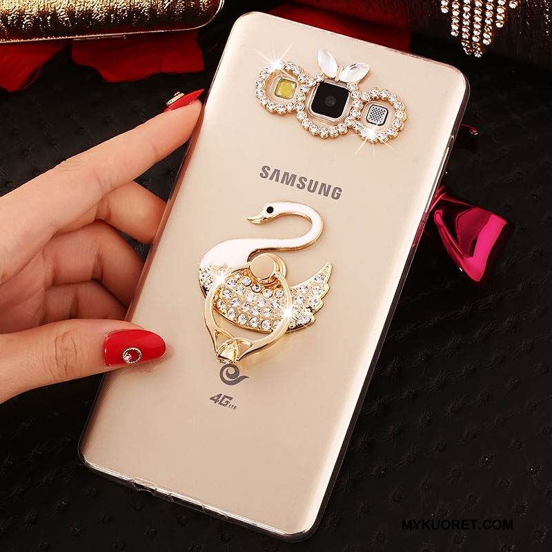 Kuori Samsung Galaxy A7 2015 Laukut Murtumaton Sininen, Kotelo Samsung Galaxy A7 2015 Strassi Puhelimen Kuoret Uusi
