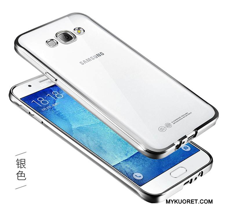 Kuori Samsung Galaxy A7 2015 Pehmeä Neste Kulta Puhelimen Kuoret, Kotelo Samsung Galaxy A7 2015 Suojaus Läpinäkyvä Murtumaton