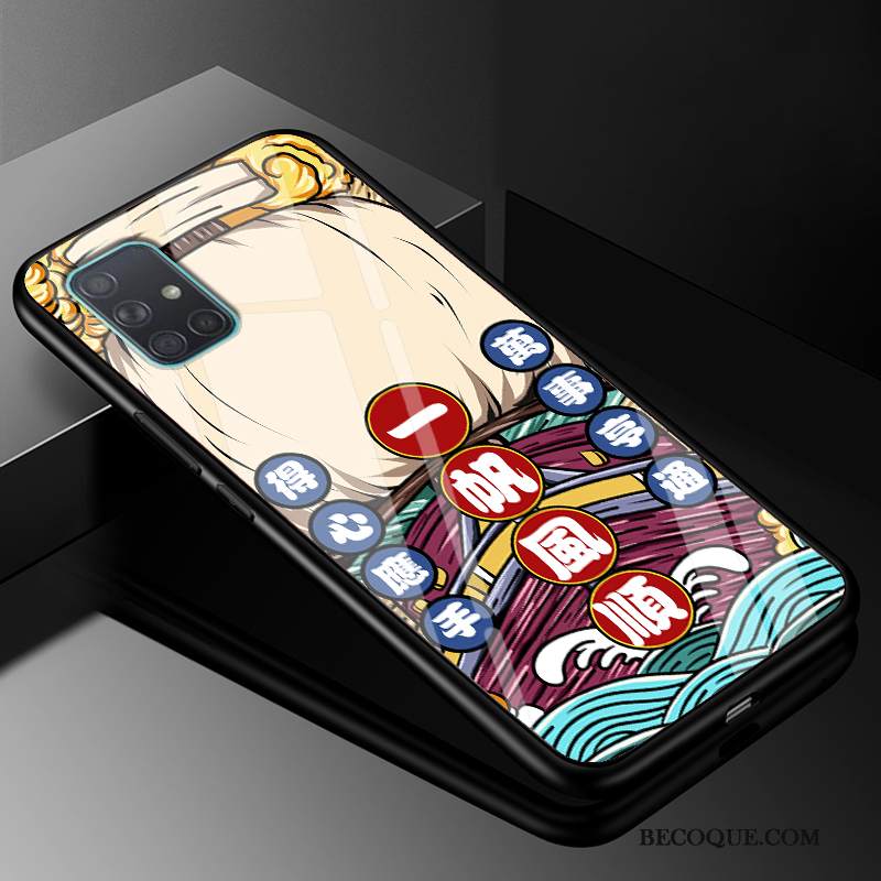 Kuori Samsung Galaxy A71 Monivärinen Tide-brändi Murtumaton, Kotelo Samsung Galaxy A71 Laukut Persoonallisuus Kiinalainen Tyyli