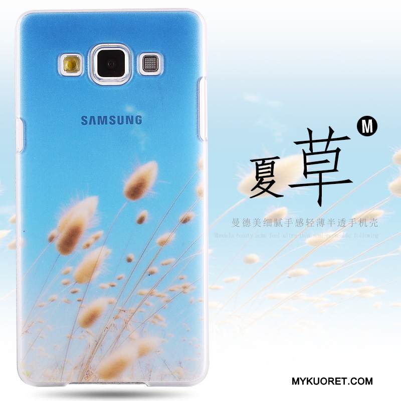 Kuori Samsung Galaxy A8 Maalaus Kova Puhelimen Kuoret, Kotelo Samsung Galaxy A8 Suojaus Murtumaton Pesty Suede