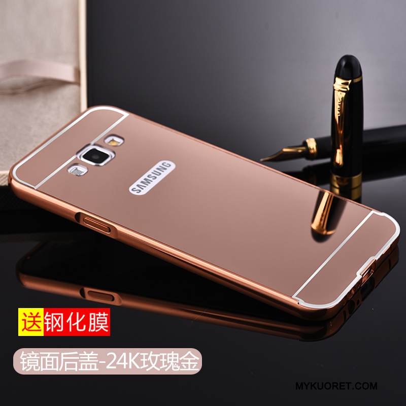 Kuori Samsung Galaxy A8 Metalli Hopea Takakansi, Kotelo Samsung Galaxy A8 Laukut Trendi Puhelimen Kuoret