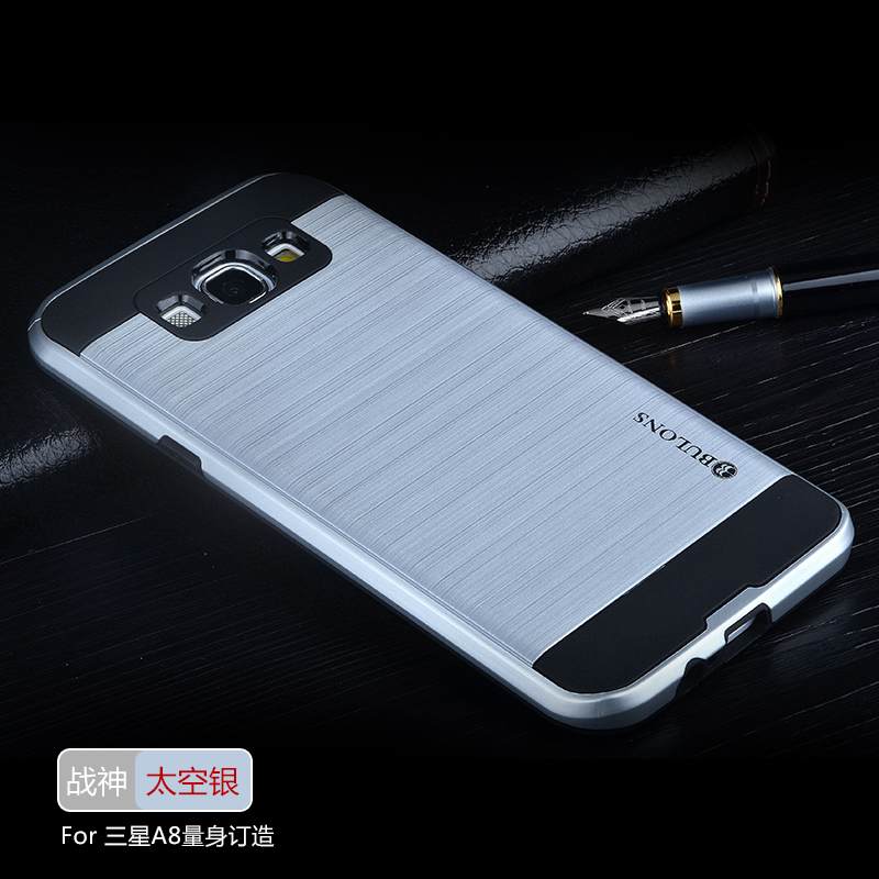 Kuori Samsung Galaxy A8 Silikoni Trendi Puhelimen Kuoret, Kotelo Samsung Galaxy A8 Luova Murtumaton Musta