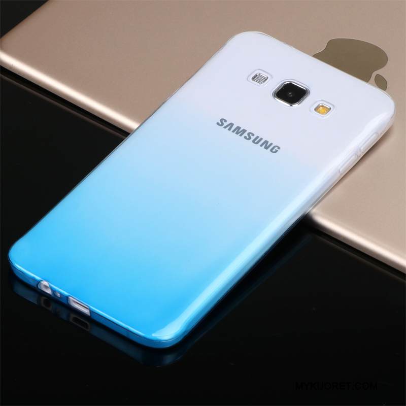 Kuori Samsung Galaxy A8 Silikoni Ultra Puhelimen Kuoret, Kotelo Samsung Galaxy A8 Pehmeä Neste Keltainen Ohut