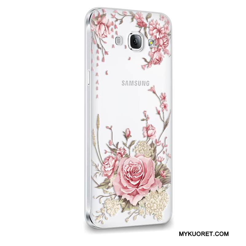 Kuori Samsung Galaxy A8 Suojaus Trendi Violetti, Kotelo Samsung Galaxy A8 Pehmeä Neste Puhelimen Kuoret Murtumaton