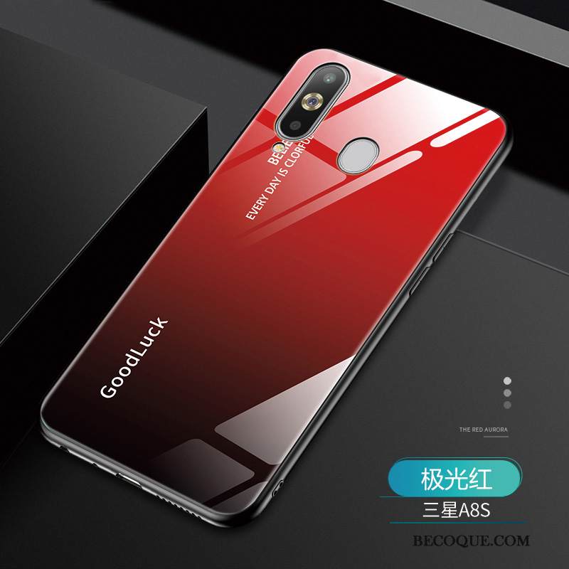Kuori Samsung Galaxy A8s Laukut Rakastunut Kaltevuus, Kotelo Samsung Galaxy A8s Silikoni Net Red Persoonallisuus