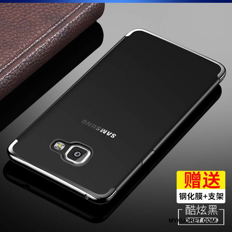 Kuori Samsung Galaxy A9 Pehmeä Neste Kulta Korkea, Kotelo Samsung Galaxy A9 Suojaus Läpinäkyvä Ultra