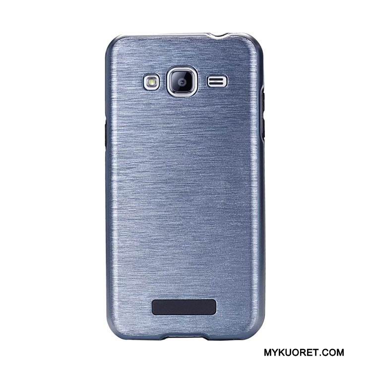 Kuori Samsung Galaxy J3 2015 Luova Violetti Uusi, Kotelo Samsung Galaxy J3 2015 Suojaus Johdin Puhelimen Kuoret