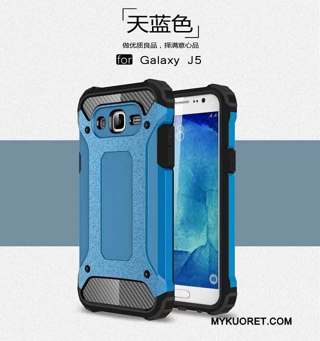 Kuori Samsung Galaxy J5 2015 Laukut Murtumaton Panssari, Kotelo Samsung Galaxy J5 2015 Suojaus Puhelimen Kuoret 说