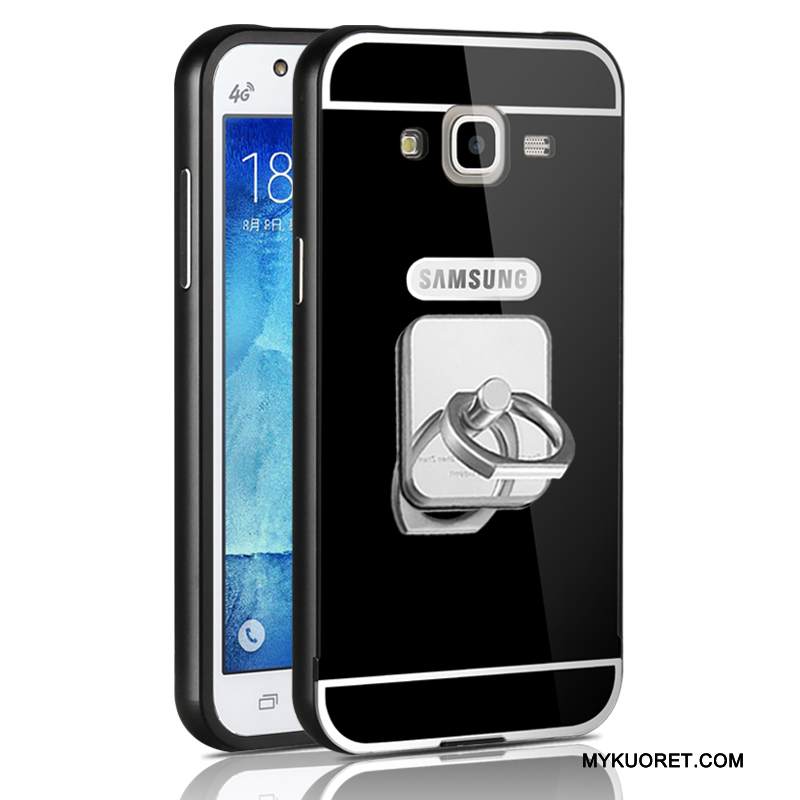 Kuori Samsung Galaxy J5 2015 Metalli Kehys Puhelimen Kuoret, Kotelo Samsung Galaxy J5 2015 Suojaus Kova Ohut