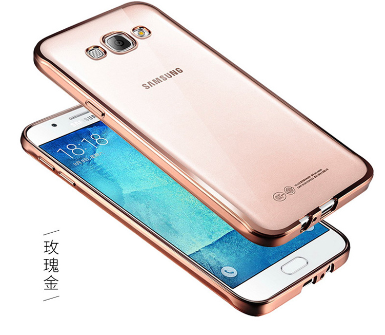 Kuori Samsung Galaxy J5 2016 Suojaus Pinnoitus Läpinäkyvä, Kotelo Samsung Galaxy J5 2016 Hopea Ohut