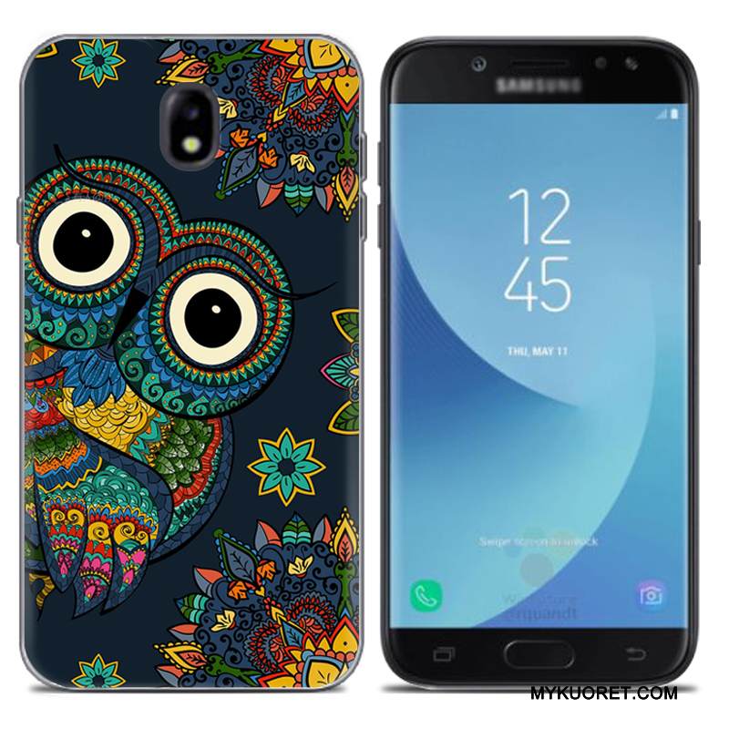 Kuori Samsung Galaxy J7 2017 Luova Puhelimen Kuoret Eurooppa, Kotelo Samsung Galaxy J7 2017 Silikoni Harmaa