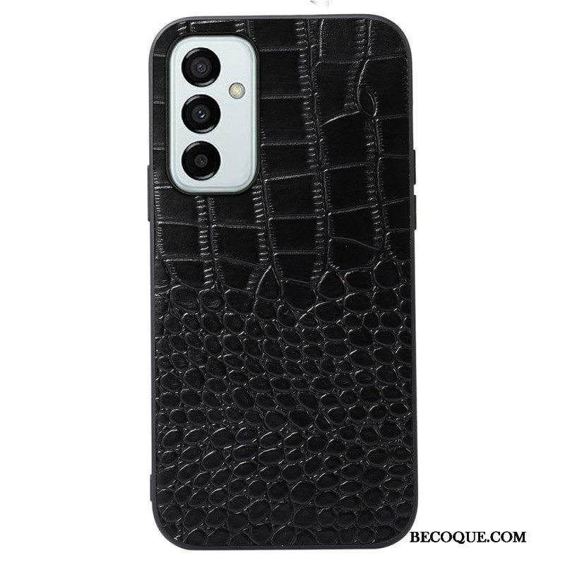 Kuori Samsung Galaxy M23 5G Aito Crocodile Texture -nahka