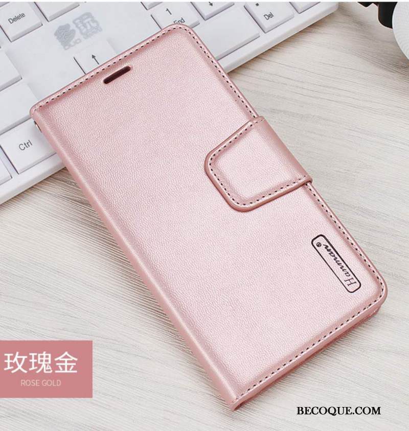 Kuori Samsung Galaxy Note 10 Lite Nahka Murtumaton Uusi, Kotelo Samsung Galaxy Note 10 Lite Laukut Kulta Pinkki