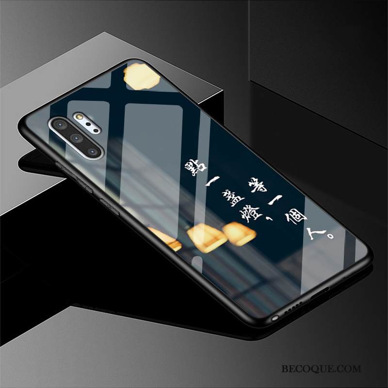 Kuori Samsung Galaxy Note 10+ Suojaus Tide-brändi Rakastunut, Kotelo Samsung Galaxy Note 10+ Lasi Persoonallisuus