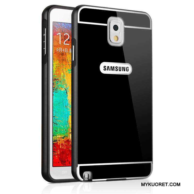 Kuori Samsung Galaxy Note 3 Metalli Takakansi Uusi, Kotelo Samsung Galaxy Note 3 Suojaus Kehys Peili