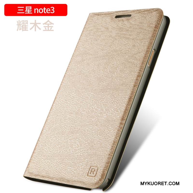 Kuori Samsung Galaxy Note 3 Nahka Murtumaton 说, Kotelo Samsung Galaxy Note 3 Suojaus Puhelimen Kuoret
