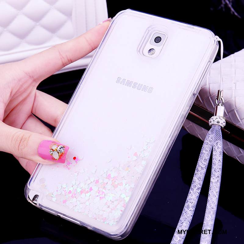 Kuori Samsung Galaxy Note 3 Silikoni Ripustettavat Koristeet Puhelimen Kuoret, Kotelo Samsung Galaxy Note 3 Suojaus Ihana Juoksuhiekka