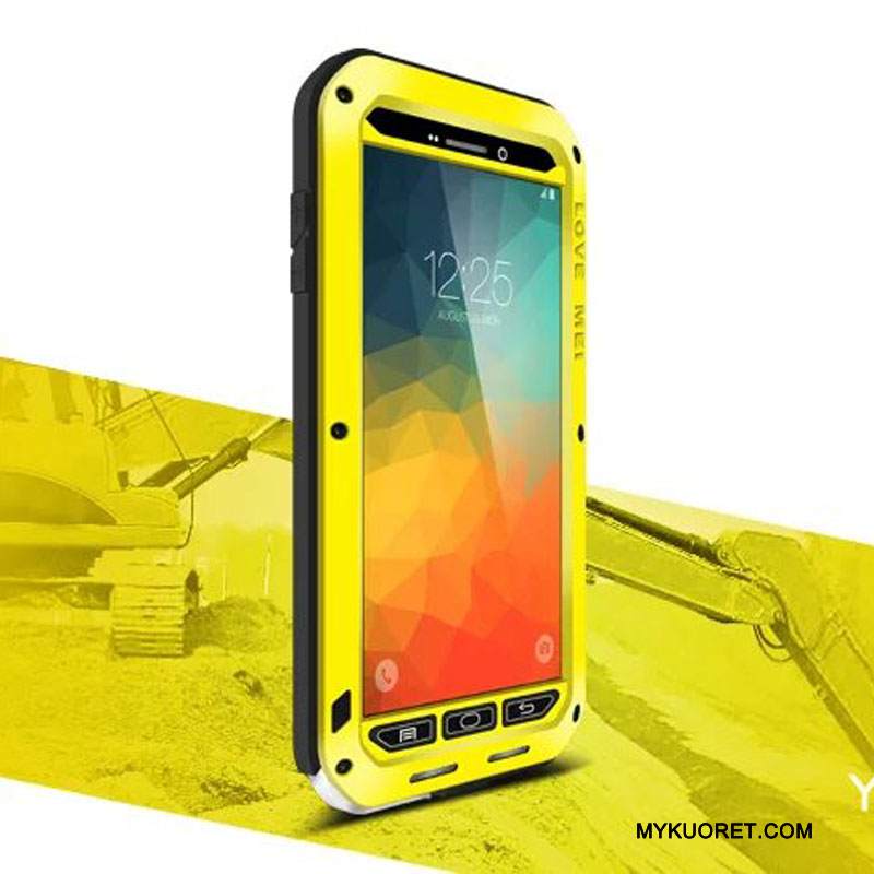 Kuori Samsung Galaxy Note 4 Suojaus Kehys Hopea, Kotelo Samsung Galaxy Note 4 Metalli Puhelimen Kuoret Kolme Puolustusta