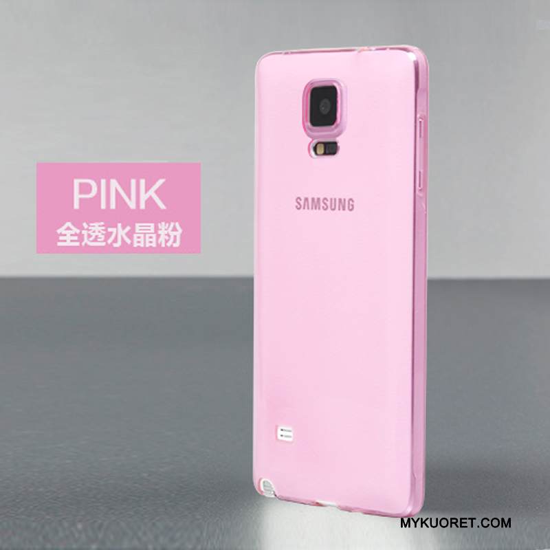 Kuori Samsung Galaxy Note 4 Suojaus Läpinäkyvä Ohut, Kotelo Samsung Galaxy Note 4 Pehmeä Neste Ultra Murtumaton