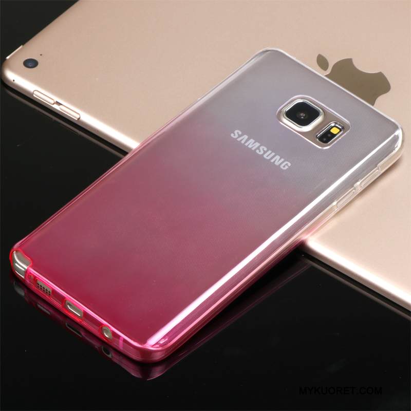 Kuori Samsung Galaxy Note 5 Laukut Ohut Murtumaton, Kotelo Samsung Galaxy Note 5 Luova Läpinäkyvä Violetti