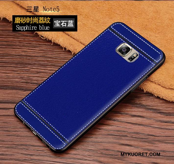 Kuori Samsung Galaxy Note 5 Pehmeä Neste Murtumaton Punainen, Kotelo Samsung Galaxy Note 5 Suojaus Musta Trendi