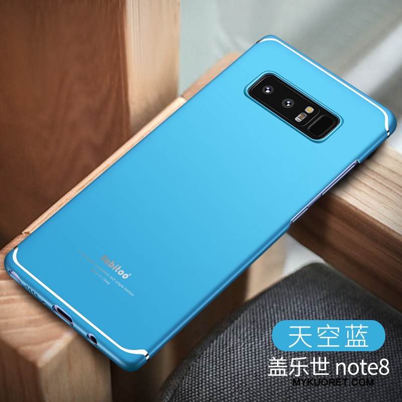 Kuori Samsung Galaxy Note 8 Laukut Kova Puhelimen Kuoret, Kotelo Samsung Galaxy Note 8 Suojaus Sininen Murtumaton