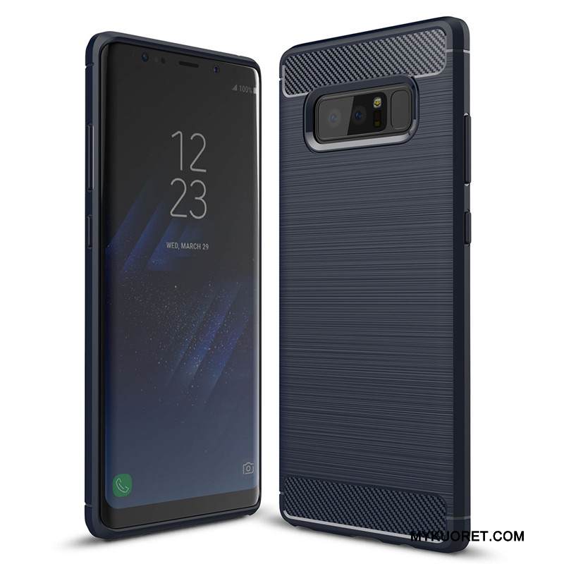 Kuori Samsung Galaxy Note 8 Laukut Kuitu Puhelimen Kuoret, Kotelo Samsung Galaxy Note 8 Silikoni Musta