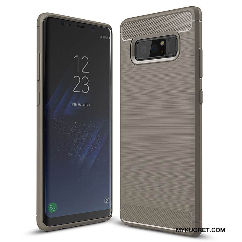 Kuori Samsung Galaxy Note 8 Laukut Kuitu Puhelimen Kuoret, Kotelo Samsung Galaxy Note 8 Silikoni Musta