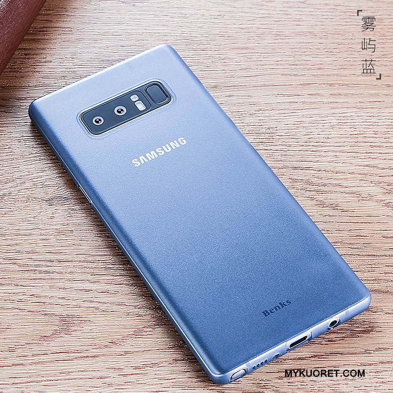 Kuori Samsung Galaxy Note 8 Laukut Ohut Läpinäkyvä, Kotelo Samsung Galaxy Note 8 Pehmeä Neste Puhelimen Kuoret Pesty Suede