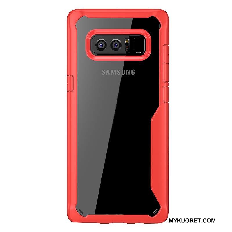 Kuori Samsung Galaxy Note 8 Laukut Ultra Ohut, Kotelo Samsung Galaxy Note 8 Luova Murtumaton Musta