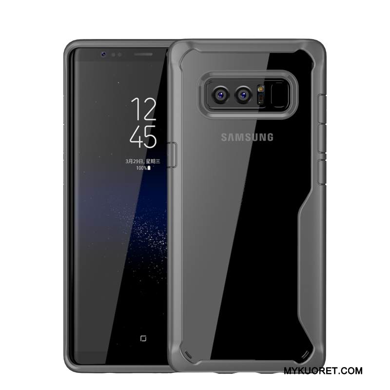 Kuori Samsung Galaxy Note 8 Laukut Uusi Puhelimen Kuoret, Kotelo Samsung Galaxy Note 8 Pehmeä Neste Läpinäkyvä Punainen