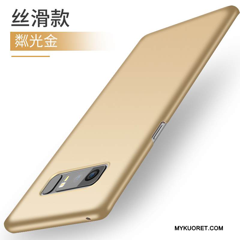 Kuori Samsung Galaxy Note 8 Monivärinen Pesty Suede Kova, Kotelo Samsung Galaxy Note 8 Suojaus Ohut Murtumaton