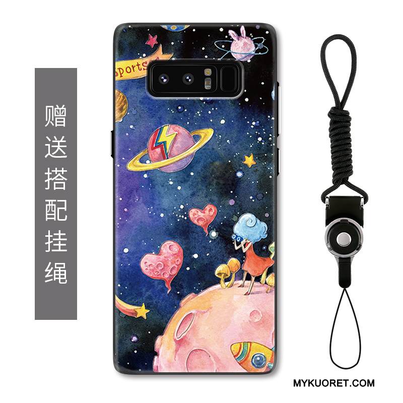Kuori Samsung Galaxy Note 8 Suojaus Murtumaton Persoonallisuus, Kotelo Samsung Galaxy Note 8 Monivärinen Tähtitaivas Värikäs