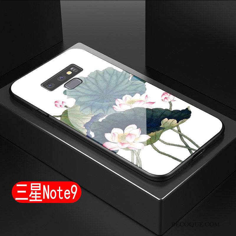 Kuori Samsung Galaxy Note 9 Laukut Kova Taide, Kotelo Samsung Galaxy Note 9 Suojaus Murtumaton Lasi